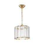 Φωτιστικό οροφής μονόφωτο Lavina Ε27 σε χρυσή απόχρωση Φ20x20εκ