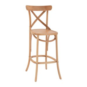 ΣΚΑΜΠΟ ΜΕΣ.ΥΨΟΥΣ GIOLIANA ΑΠΟ ΟΞΙΑ ΦΥΣΙΚΟ ΜΕ PLYWOOD ΚΑΘΙΣΜΑ 46x46x101Υ εκ.