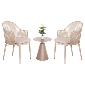 ΣΕΤ LOUNGE 3TMX ΕΞ.ΧΩΡΟΥ OREGO ΑΛΟΥΜΙΝΙΟ ΣΕ ΚΑΠΟΥΤΣΙΝΟ