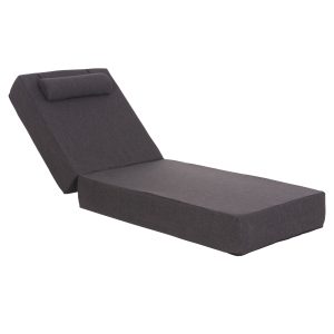 ΜΑΞΙΛΑΡΙ ΞΑΠΛΩΣΤΡΑΣ KIHEI OLEFIN ΣΚΟΥΡΟ ΓΚΡΙ ΜΕ FOAM 198x70x20Υεκ