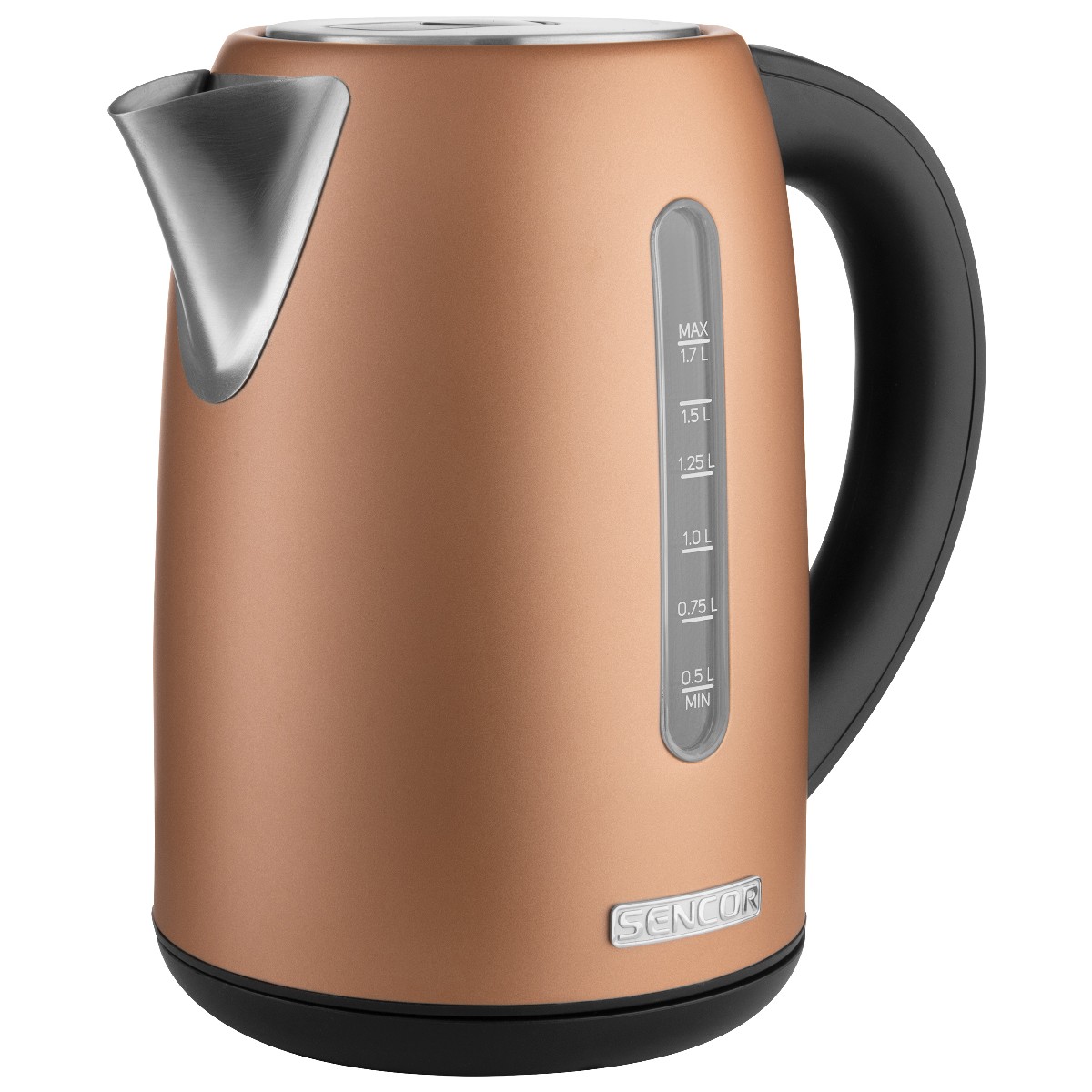 Βραστήρας Ανοξείδωτος με Επιλογή Θερμοκρασίας 1,7lt 2150W Sencor SWK 7706GD Χρυσό