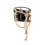 BARBOSA Vintage Φωτιστικό Τοίχου Μαύρο & Μπεζ