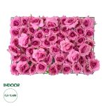 Artificial Garden ROSES STORY Τεχνητό Διακοσμητικό Πάνελ Λουλουδιών - Κάθετος Κήπος σύνθεση Βυσσινί Τριαντάφυλλα Μ40 x Π60 x Υ15cm