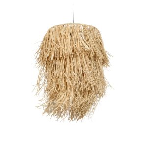 WEG Boho Κρεμαστό Φωτιστικό Οροφής με Ντουί 1 x E27 AC 220-240V IP20 - Μπεζ - M45 x Π45 x Υ53cm