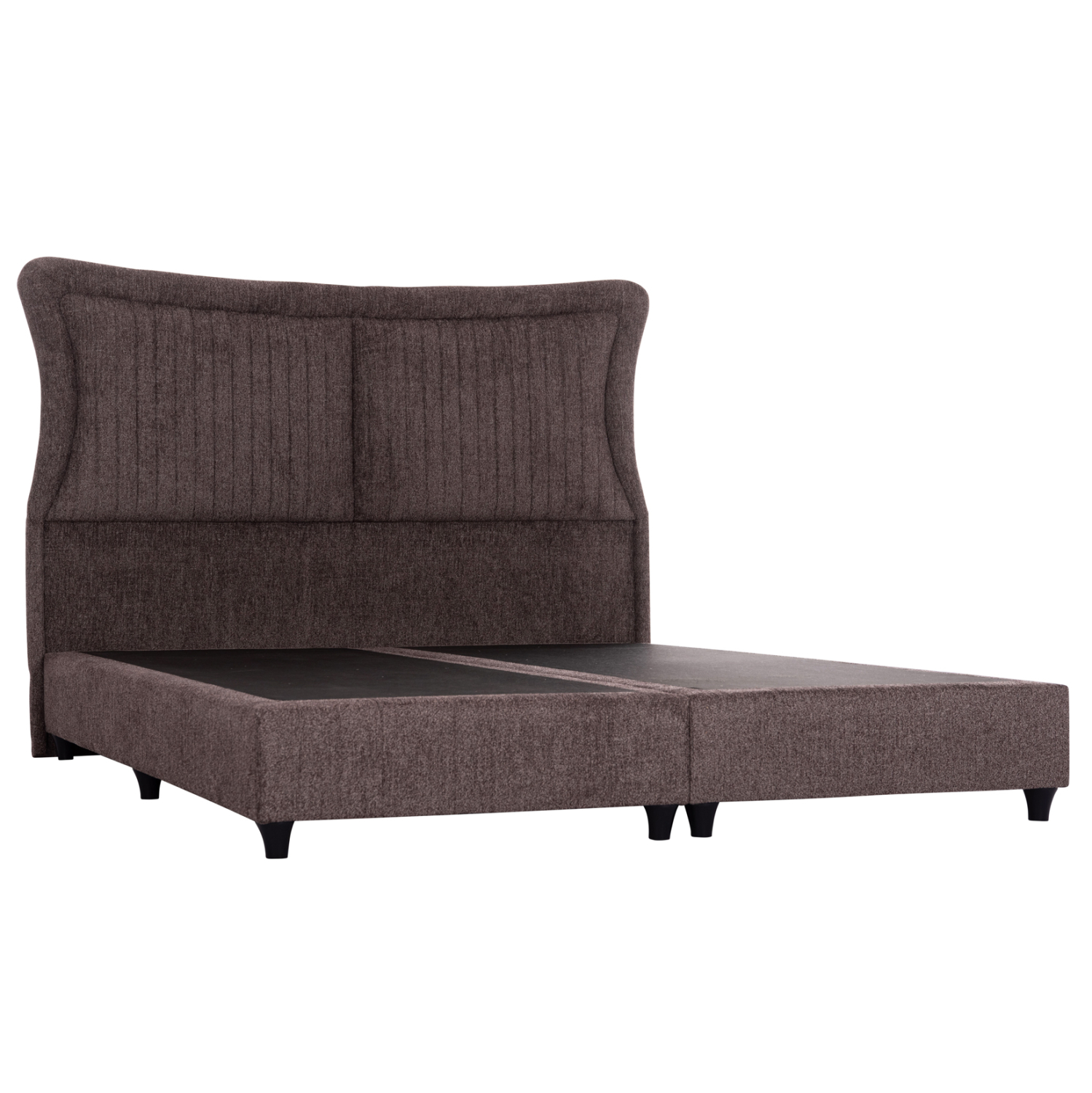 ΚΡEΒΑΤΙ ΔΙΠΛΟ NESTOR ΥΦΑΣΜΑ TEDDY ΚΑΦΕ--ΓΙΑ ΣΤΡΩΜΑ 160x200εκ.