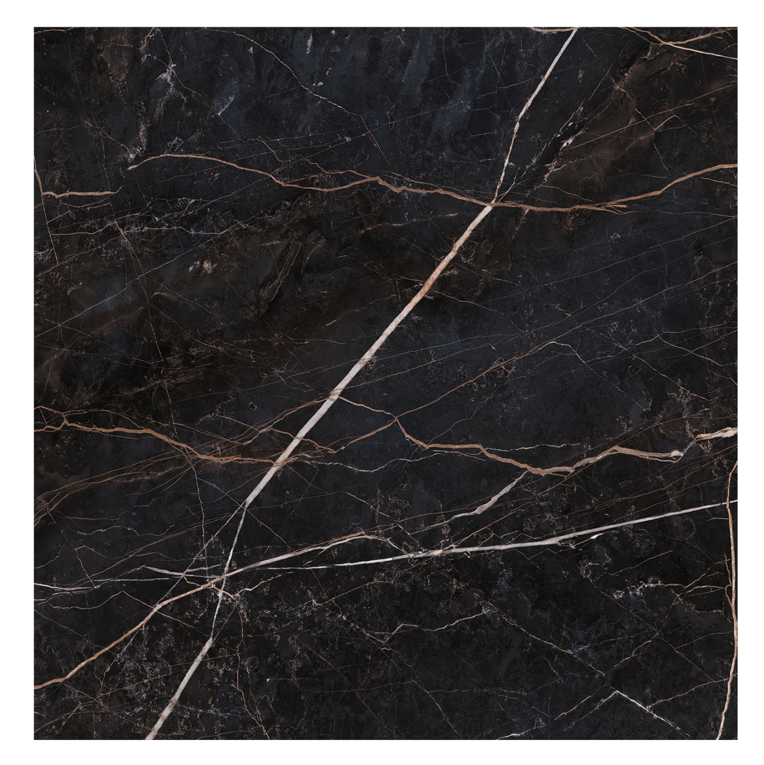 ΕΠΙΦΑΝΕΙΑ ΤΡΑΠΕΖΙΟΥ ΤΕΤΡΑΓΩΝΗ HPL BLACK MARBLE 80x80εκ -Τιμή Σετ 2 τεμ.