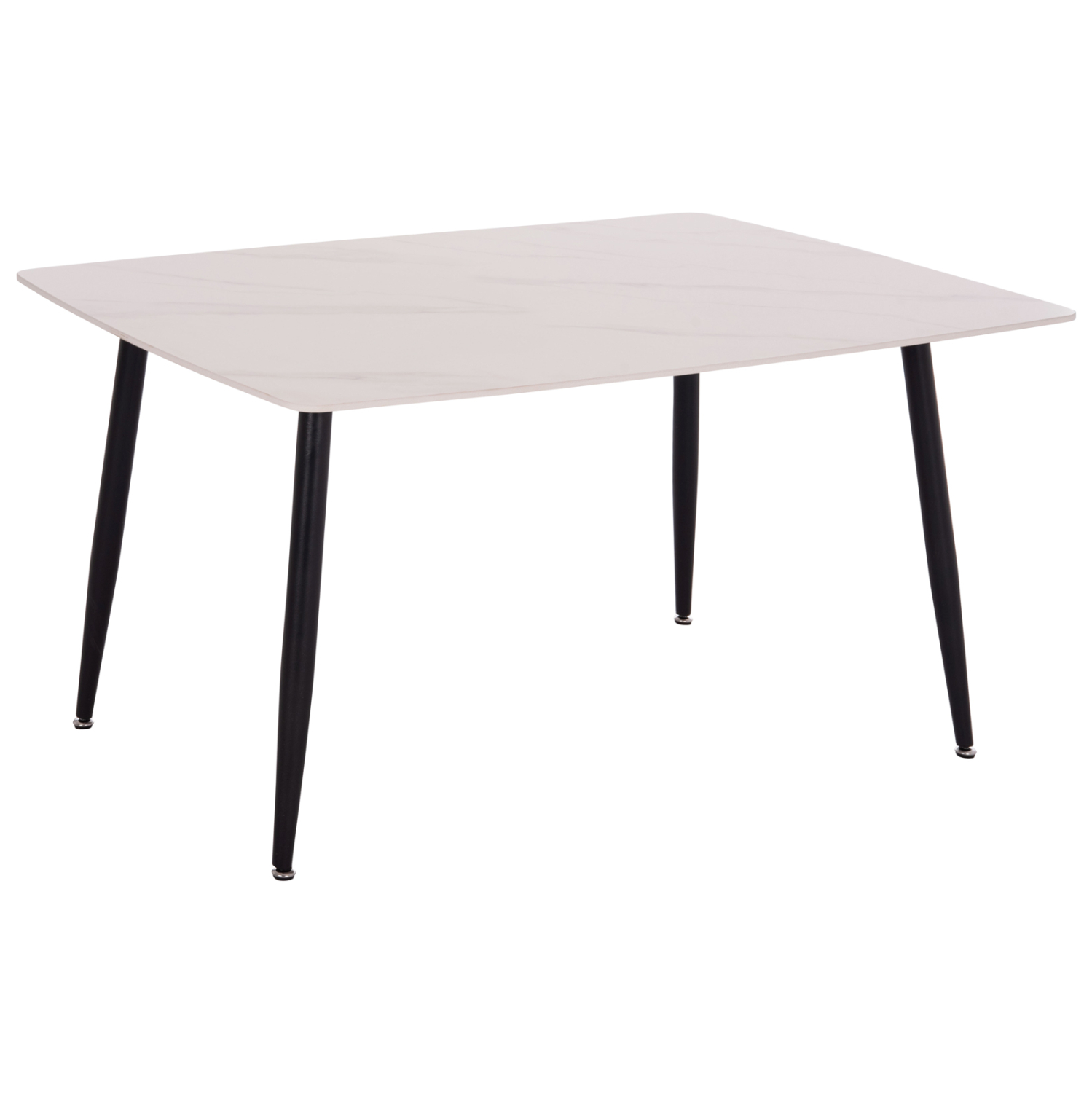 ΤΡΑΠΕΖΙ RAVEN ΚΕΡΑΜΙΚΟ TOP ΜΕ ΟΨΗ ΛΕΥΚΟ ΜΑΡΜΑΡΟ 140x80x74Υεκ.