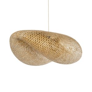 MEXICO Boho Κρεμαστό Φωτιστικό Οροφής με Ντουί 1 x E27 AC 220-240V IP20 - Μπεζ - Μ100 x Π80 x Υ35cm