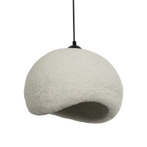 STONE Μοντέρνο Κρεμαστό Φωτιστικό Οροφής με Ντουί 1 x E27 AC 220-240V IP20 - Γκρι - Μ35 x Π31 x Υ26cm