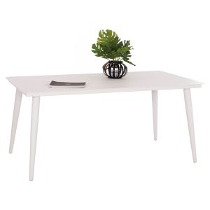 ΤΡΑΠΕΖΙ ΑΛΟΥΜΙΝΙΟΥ ΟΡΘΟΓΩΝΙΟ HIGER ΛΕΥΚΟ 160x90x78Υεκ.