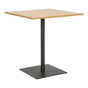 Τραπέζι Nerobian mdf σε sonoma απόχρωση 70x70x75εκ