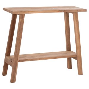 ΚΟΝΣΟΛΑ TALIBER ΞΥΛΟ TEAK ΣΕ ΦΥΣΙΚΟ ΧΡΩΜΑ 90x30x77Υεκ.