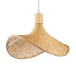 CUBA Boho Κρεμαστό Φωτιστικό Οροφής με Ντουί 1 x E27 AC 220-240V IP20 - Μπεζ - Μ33 x Π33 x Υ25cm