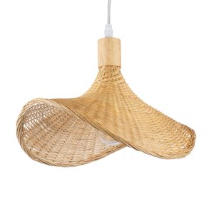 CUBA Boho Κρεμαστό Φωτιστικό Οροφής με Ντουί 1 E27 Μπεζ