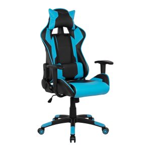 ΠΟΛΥΘΡΟΝΑ GAMING DARIUS ΜΑΥΡΗ-ΣΙΕΛ 66,5x70x(122-129) cm