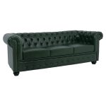 ΚΑΝΑΠΕΣ 3ΘΕΣΙΟΣ T.CHESTERFIELD ΤΕΧΝΟΔΕΡΜΑ ΚΥΠΑΡΙΣΣΙ 208x90x73 εκ.
