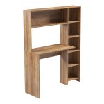 Γραφείο με βιβλιοθήκη Janson oak 113.2x40x141.8εκ