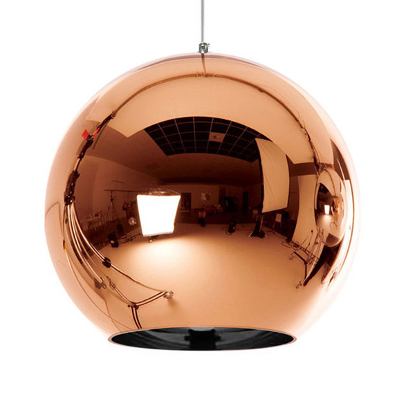 INFINITA Μοντέρνο Κρεμαστό Φωτιστικό Οροφής με Ντουί 1 x E27 AC 220-240V IP20 - Χάλκινο - Μ30 x Π30 x Υ27cm