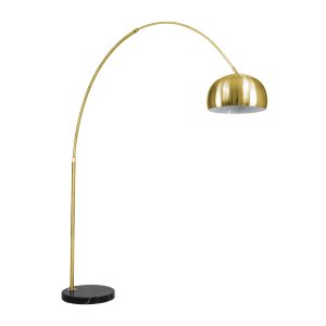 PRAGUE Μοντέρνο Επιδαπέδιο Φωτιστικό με Ντουί 1 x E27 AC 220-240V IP20 - Χρυσό Βούρτσας - Μ210 x Π45 x Υ220cm