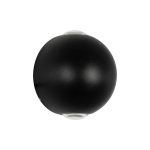 VEGA Μοντέρνο Φωτιστικό Τοίχου - Απλίκα LED 6W 750lm 30° AC 220-240V Αδιάβροχο IP65 Θερμό Λευκό 2700K - Bridgelux COB Chip & TÜV SÜD Driver - Μαύρο Ματ - Μ10 x Π7.5 x Υ10cm