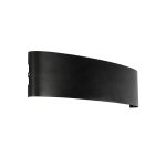 SIXOAD Μοντέρνο Φωτιστικό Τοίχου - Απλίκα LED 24W 3000lm 30° AC 220-240V Αδιάβροχο IP65 Θερμό Λευκό 2700K - CREE XPE Chip & TÜV SÜD Driver - Μαύρο Ματ - Μ32 x Π5.5 x Υ8cm