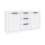 Μπουφές Doha λευκός 150x45x80,5εκ