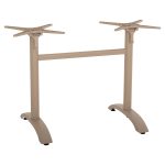 ΒΑΣΗ ΔΙΣΤΗΛΗ ΜΕ ΑΝΑΔΙΠΛΟΥΜΕΝΟΥΣ ΣΤΑΥΡΟΥΣ ΚΑΠΟΥΤΣΙΝΟ ΑΛΟΥΜΙΝΙΟ 78x59,5x73Υ