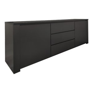 Μπουφές Kalya σε ανθρακί απόχρωση 220x49x89.5εκ