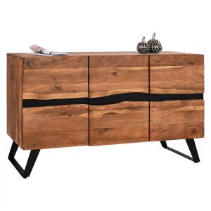 ΜΠΟΥΦΕΣ ALICIA ΑΠΟ ΜΑΣΙΦ ΞΥΛΟ ΑΚΑΚΙΑΣ ΦΥΣΙΚΟ 148x43x86Υ εκ.