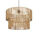 ROXXI Boho Κρεμαστό Φωτιστικό Οροφής με Ντουί 1 E27 Μπεζ