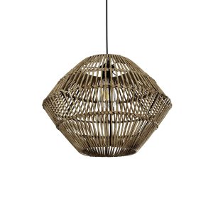 KEGEL Boho Κρεμαστό Φωτιστικό Οροφής με Ντουί 1 x E27 AC 220-240V IP20 - Μπεζ - M46 x Π46 x Υ35cm