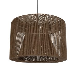 ZYLINDER Boho Κρεμαστό Φωτιστικό Οροφής με Ντουί 1 x E27 AC 220-240V IP20 - Καφέ - M80 x Π80 x Υ51cm