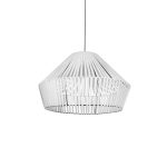 NUI Boho Κρεμαστό Φωτιστικό Οροφής με Ντουί 1 x E27 AC 220-240V IP20 - Λευκό - M60 x Π60 x Υ41cm