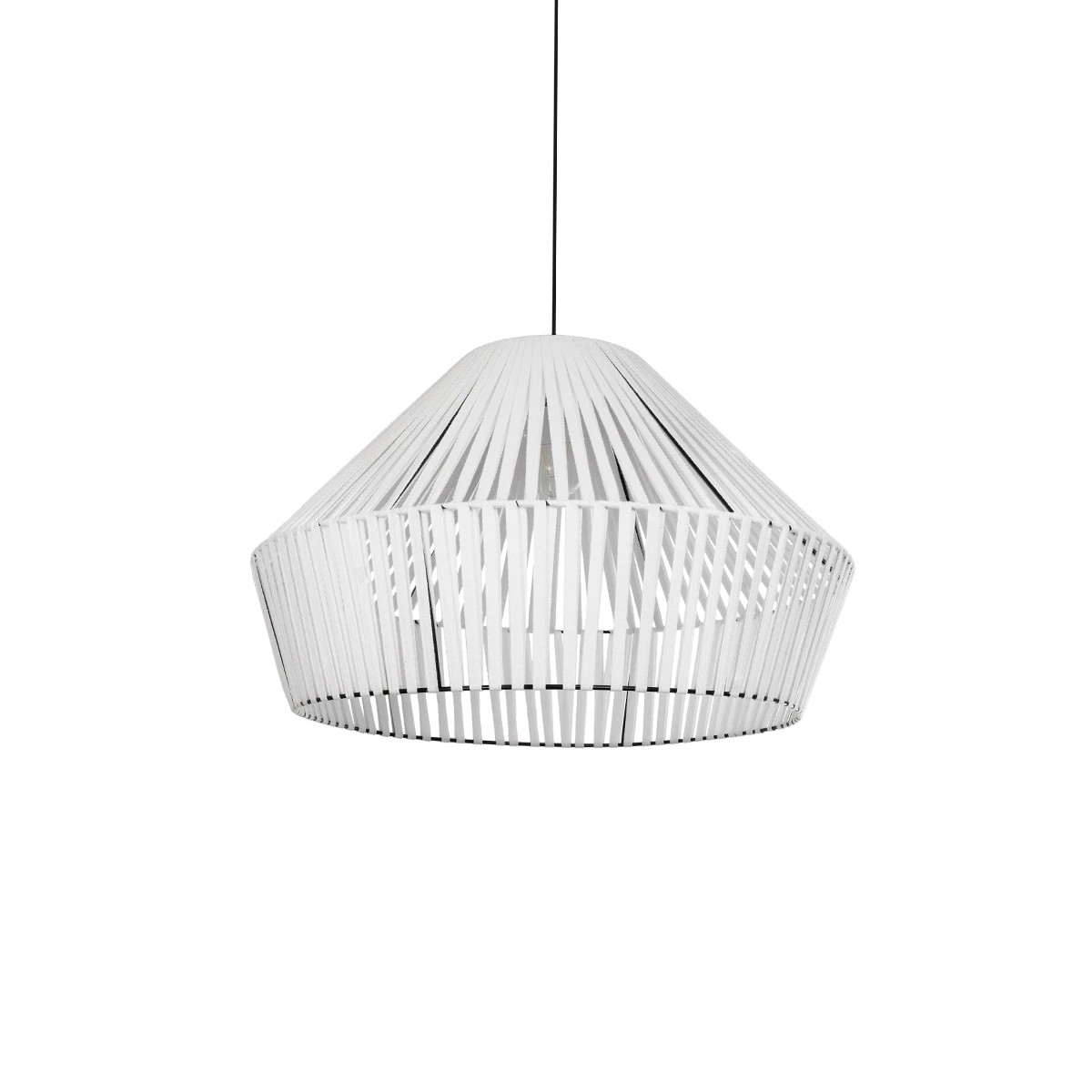 NUI Boho Κρεμαστό Φωτιστικό Οροφής με Ντουί 1 x E27 AC 220-240V IP20 - Λευκό - M60 x Π60 x Υ41cm