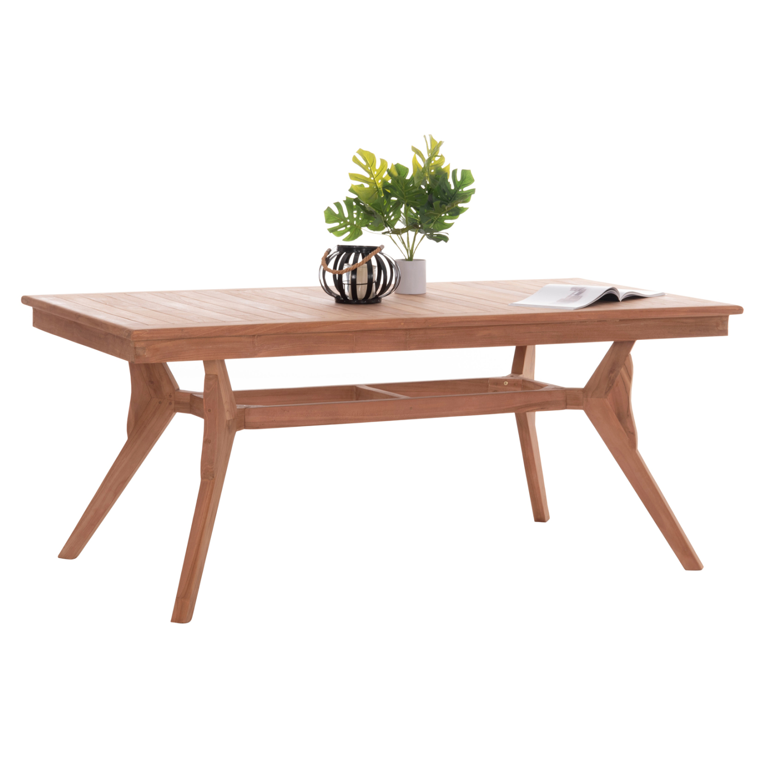 ΤΡΑΠΕΖΙ WONDER ΞΥΛΟ TEAK ΦΥΣΙΚΟ 180x91x75Υεκ