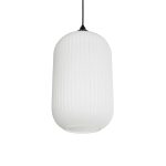 MELONI Μοντέρνο Κρεμαστό Φωτιστικό Οροφής με Ντουί 1 x E27 AC 220-240V IP20 - Λευκό - Μ20 x Π20 x Υ38cm