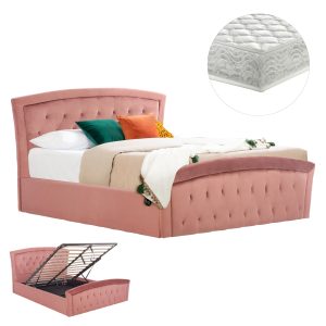 ΚΡΕΒΑΤΙ ΜΕ ΣΤΡΩΜΑ & ΑΠΟΘ.ΧΩΡΟ ODELIA ΣΑΠΙΟ ΜΗΛΟ ΒΕΛΟΥΔΟ--ΓΙΑ 160x200εκ