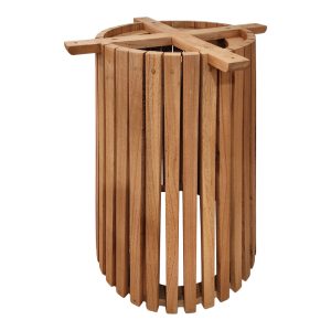 Βάση τραπεζιού εσωτερικού χώρου Galy I mindi ξύλο σε φυσική απόχρωση Φ60x75εκ