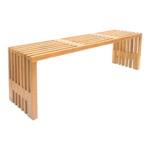 Παγκάκι Zen teak ξύλο σε φυσική απόχρωση 140x35x48εκ