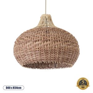 PANAMA Boho Κρεμαστό Φωτιστικό Οροφής με Ντουί 1 x E27 Μπεζ