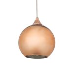 CANDELA Μοντέρνο Κρεμαστό Φωτιστικό Οροφής με Ντουί Χάλκινο