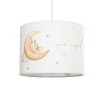 MOON Παιδικό Κρεμαστό Φωτιστικό Οροφής με Ντουί 1 x E27 AC 220-240V IP20 - Πολύχρωμο - Μ28 x Π28 x Υ24cm