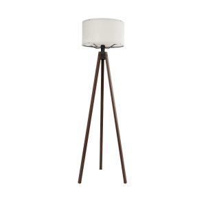 SAGA Μοντέρνο Επιδαπέδιο Φωτιστικό με Ντουί 1 x E27 AC 220-240V IP20 - Καφέ & Μπεζ - Μ38 x Π38 x Υ140cm