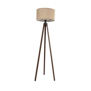SAGA Επιδαπέδιο Φωτιστικό Καφέ & Μπεζ Μ38xΠ38xΥ140cm
