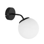 DALPH Vintage Φωτιστικό Τοίχου - Απλίκα με Ντουί 1 x E27 AC 220-240V IP20 - Μαύρο & Λευκό - M15 x Π25 x Υ22cm