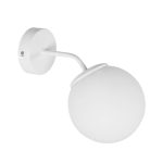 DALPH Vintage Φωτιστικό Τοίχου - Απλίκα με Ντουί 1 x E27 AC 220-240V IP20 - Λευκό - M15 x Π25 x Υ22cm