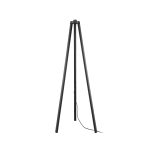 TRIPOD Μοντέρνο Επιδαπέδιο Φωτιστικό με Ντουί 1 x E27 AC 220-240V IP20 - Μαύρο - Μ38 x Π38 x Υ120cm