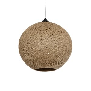 SOLEI Boho Κρεμαστό Φωτιστικό Οροφής με Ντουί 1 x E27 AC 220-240V IP20 - Μπεζ - M40 x Π40 x Υ36cm