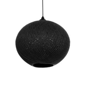 SOLEI Boho Κρεμαστό Φωτιστικό Οροφής με Ντουί 1 x E27 AC 220-240V IP20 - Μαύρο - M40 x Π40 x Υ36cm