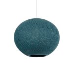 SOLEI Boho Κρεμαστό Φωτιστικό Οροφής με Ντουί 1 x E27 AC 220-240V IP20 - Τιρκουάζ - M40 x Π40 x Υ36cm